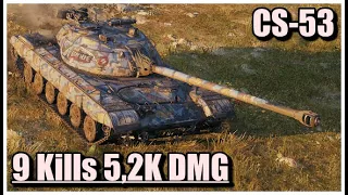 World of Tanks CS-53 - 9 Kills 5,2K Damage Mines