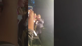 Gracie singing "Someday Girl" with Hunter Hayes The Intersection Grand Rapids 4/20/17