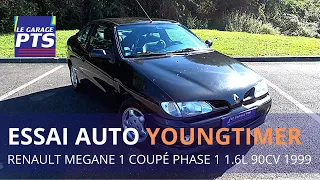 TEST AUTO - RENAULT MEGANE 1 COUPÉ PHASE 1 1.6L 90CV 1999