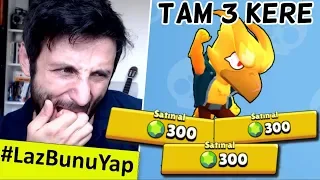 Yeteeer! TAM 3 KERE ANKA CROW ALDIM! #LazBunuYap BrawlStars