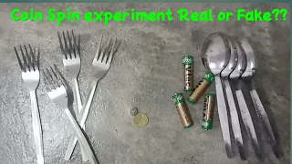 how to make coin spin experiment Real or Fake science??