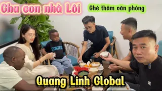 Tiến Nguyễn || Đưa Cha Con Lôi Ghé Thăm Văn Phòng Quang Linh Global