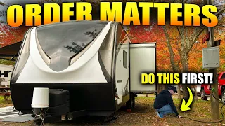 How to CORRECTLY Set Up a Travel Trailer w/ Downloadable RV Setup Checklist!