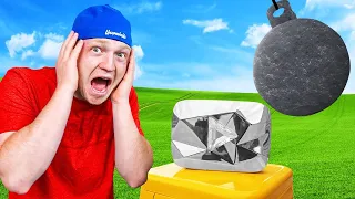 I Tried To DESTROY My DIAMOND PLAY BUTTON! Indestructible!