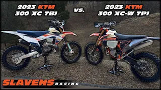 2023 KTM 300 XC TBI vs  300 XC W TPI