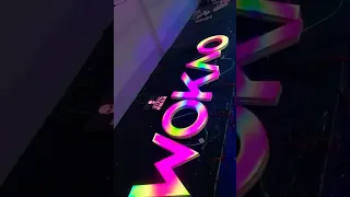 letras 3d LED pixel rgb