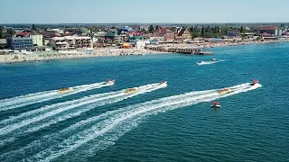 [4K] Zaliznyi Port Aerial View. Kherson Oblast. Ukraine