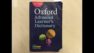 Oxford Advanced Learner's Dictionary (1 of 3) pronounced