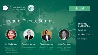 Inaugural Climate Summit – Singapore