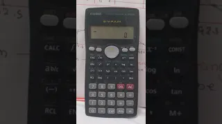 كيف تضبط الاله الحاسبة CASIO