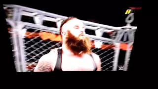 Braun Strowman vs Big Show steel cage WWE 4 september 2017