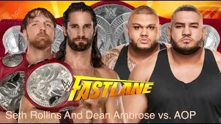 WWE 2K18 The Shield vs. Authors Of Pain Fastlane 2018
