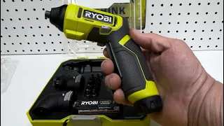 Ryobi 4v USB Lithium multi head screwdriver kit #FVD51K