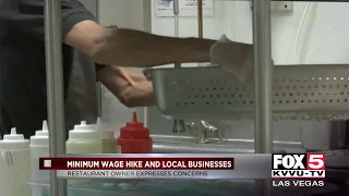 Minimum wage increase has some Las Vegas businesses worried