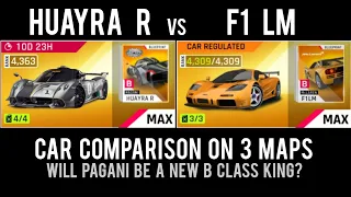 ASPHALT 9 - PAGANI HUAYRA R vs MCLAREN F1 LM - CAR COMPARISON