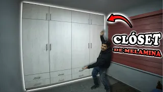 Closet de melamina 🪚 ECONÓMICO 🤑