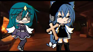 Crucifix meme || gacha club || my old oc with my new oc