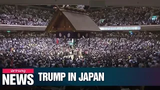 Trump, Abe show off friendship through golf and sumo