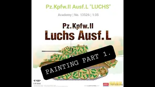 Panzer II Luchs. 1/35  Painting Academys Luchs.PART 1.