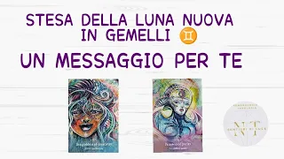 STESA DELLA LUNA NUOVA IN GEMELLI - UN MESSAGGIO PER TE 🌸#tarocchi#oracoli#crescitapersonale