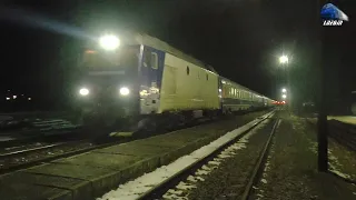 Trenul Satu Mare-Cluj-Brașov-București Nord Train in Gara Vadu Crișului Station - 11 February  2023
