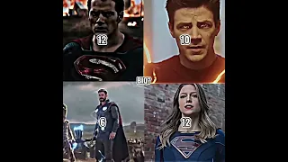 Flash vs Superman vs Thor vs Supergirl #cw #theflash #supergirl #superman #mcu #dceu #dc #marvel