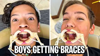 Boys Got Braces!!