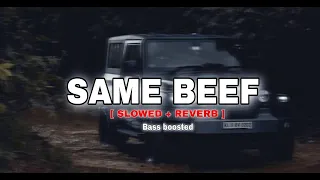 Same Beef [ Slowed + Reverb ] + [ Bass Boosted 😈 ] - Sidhu Moose Wala
