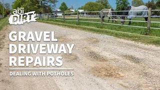 Gravel Driveway Repairs - Dealing With Potholes