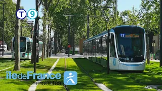 [Tram Cab Ride] Ligne 9 du tramway d'Île-de-France / Porte de Choisy ➡ Orly-Gaston Viens