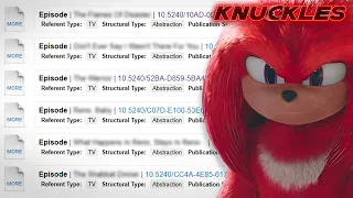 EVERY Knuckles EPISODE TITLE LEAKED!! [Sonic '06 Reference?!]