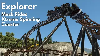 Explorer | Mack Xtreme Spinning Coaster | NoLimits 2 National Park Contest