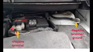How to jump a battery on a 2014 Ford Escape