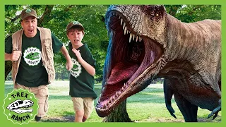 Dinosaur Escape Room! | T-Rex Ranch Adventures | Kids Songs | Moonbug Kids