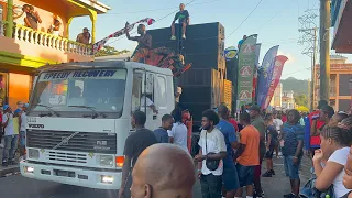 Triple Kay Live at 2024 Portsmouth Carnival Opening Parade [Dominica Carnival 2024]