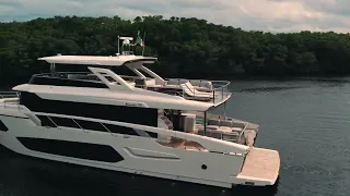 2023 Absolute 75 Navetta IN STOCK! This gorgeous Italian Yachts is in Florida, ready to go!