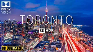 TORONTO VIDEO 8K HDR 60fps DOLBY VISION WITH SOFT PIANO MUSIC