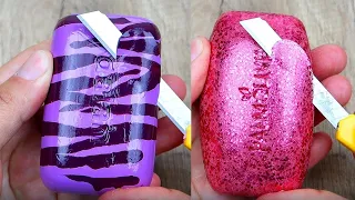 ASMR SOAP★Crushing soap stripes★Soap boxes with foam and starch★soap cubes ★Crushing soap roses★