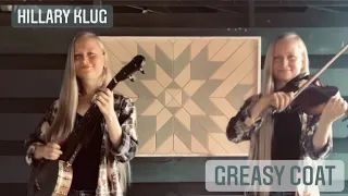 Hillary Klug Twins play Greasy Coat on Fiddle and Banjo