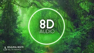 Dreaming Rain ☔ Sleep Music [8D Audio] Deep Relaxing ASMR Rain - Binaural Beats