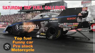 GATORNATIONALS 2024! - Saturday Top Fuel qualifying callout rounds! ALL THE ACTION