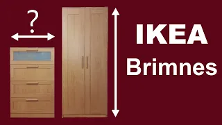 Ikea Brimnes wardrobe and chest of drawers - review and dimensions