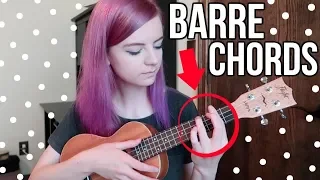 How to play barre chords! (tips & advice to step up your ukulele game🌟)