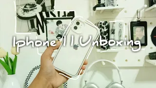 Iphone 11 unboxing in 2023 | 128gb white +Accessories (camera test)