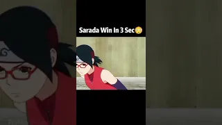 Sarada Win In 3 Second 😳 - Badass Anime Moment #Sarada #Boruto #Naruto