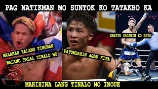 CASIMERO: Pag Natikman Mo SUNTOK Ko BakaTUMAKBO Ka INOUE Lahat Ng Laban Mo Di ka Umaatras