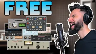 Build a PRO Vocal Chain with FREE PLUGINS ONLY 🎤