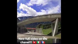 #roadtrip #timelapse #Switzerland #france #italy #aosta #alps #montblanc #x5 #bmw