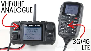 4G LTE, POC & VHF/UHF Dual Mode Network Radio - Anysecu M-9000 M-9900!