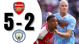 Arsenal vs Manchester City 1 1 Highlights I Key Moments & All Goals   FA Community Shield Final 2023